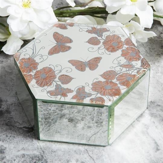 Sophia Rose Gold Collection Trinket Box