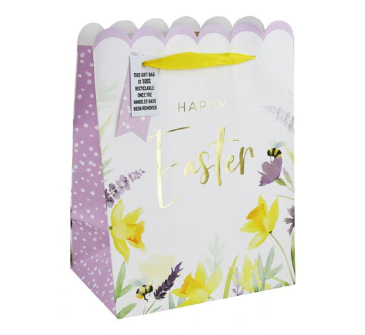 EASTER IN SPRING LARGE WIDE GUSSET GIFT BAG