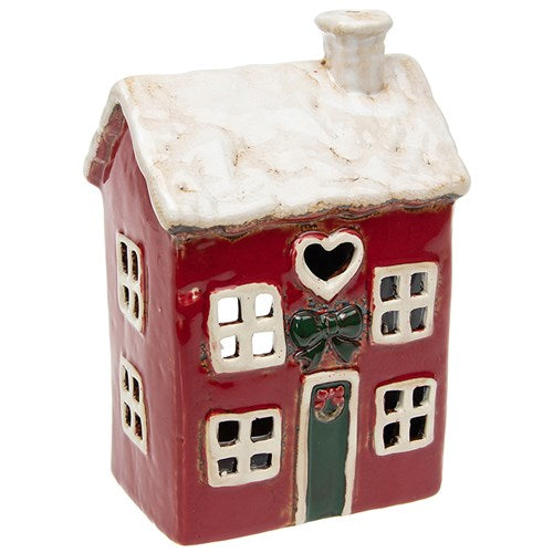 Village Pottery Xmas Heart House