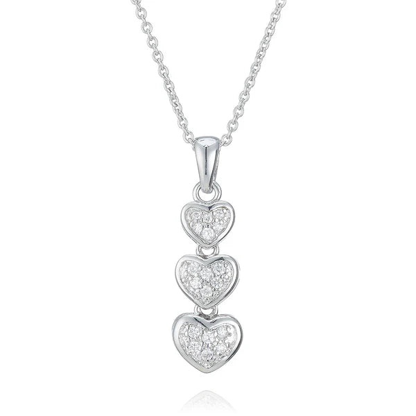 Silver Trilogy Heart Pendant