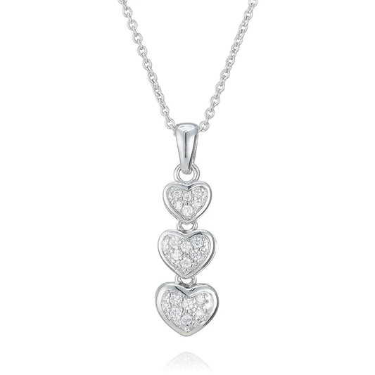 Silver Trilogy Heart Pendant