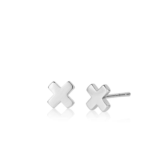 X Stud Earrings