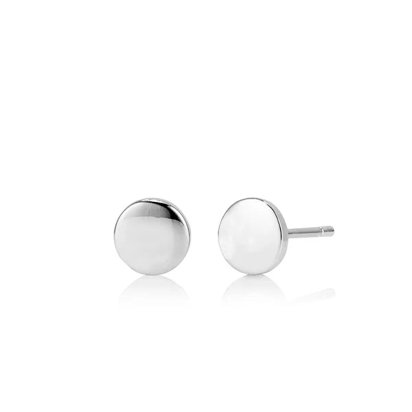 Round Stud Earrings