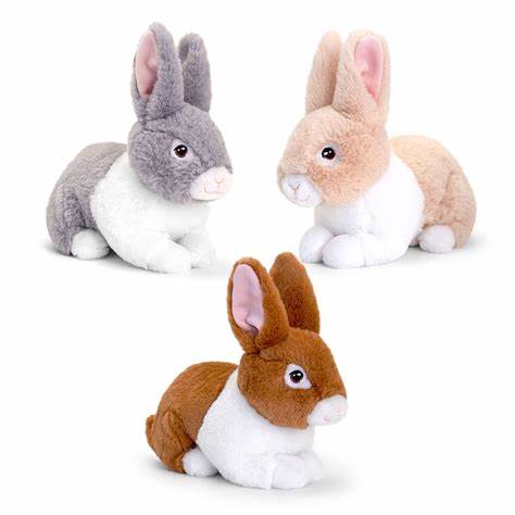 18cm Keeleco Bunnies 3 asstd