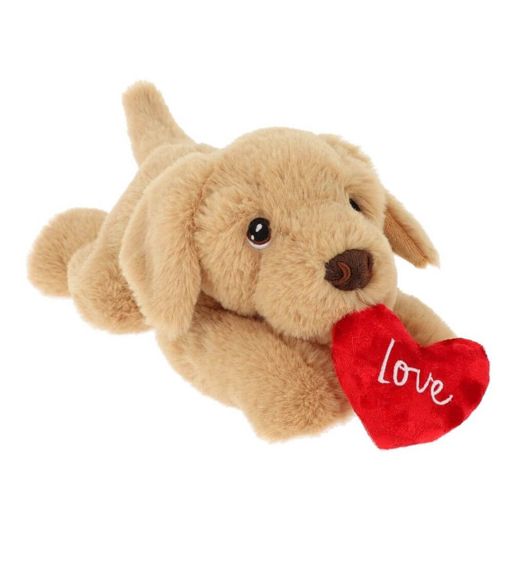 30cm Keeleco Labrador with heart