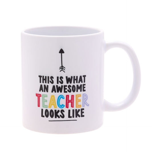 Hullabaloo Mug 11oz Awesome Teacher MADE TO ORDER