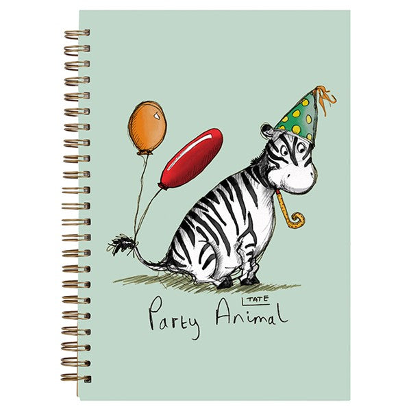 Louise Tate Party Animal A6 Notebook