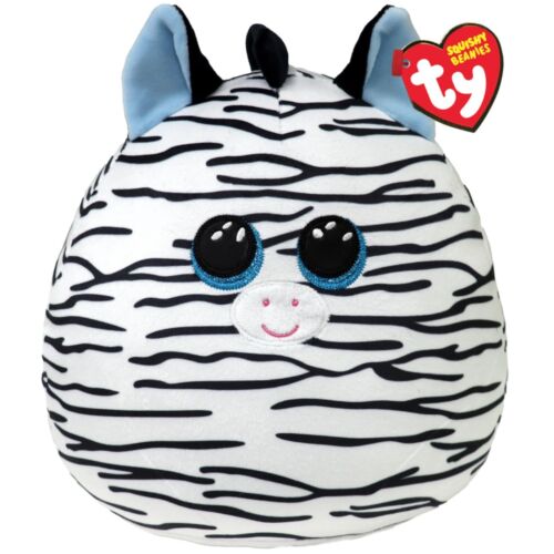 XANDER ZEBRA SQUISHY BEANIE 14"