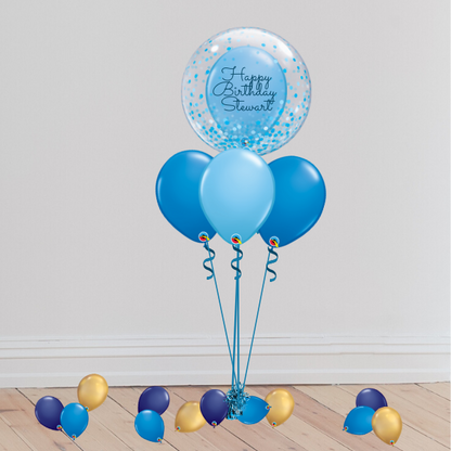 Personalisable Deco Bubble Balloon (Inflated with Helium & Weight Included) | Presentimes