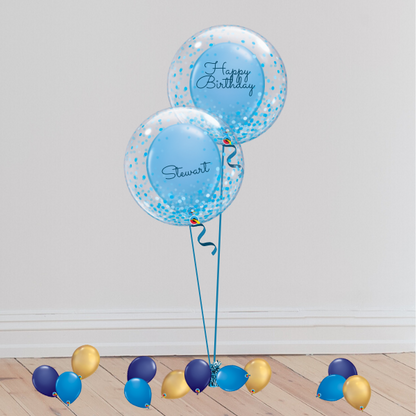 Personalisable Deco Bubble Balloon (Inflated with Helium & Weight Included) | Presentimes