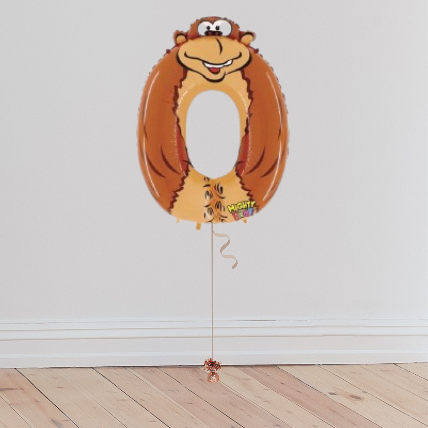 <b> ONLINE EXCLUSIVE </b> <br>Giant Zooloons Number Balloon <br>(Inflated with Helium & Weight Included)