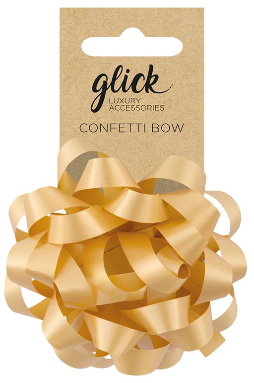 BOW CONFETTI GOLD