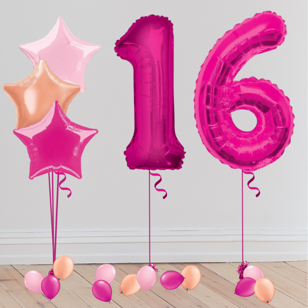 Giant Number Balloon Party Package