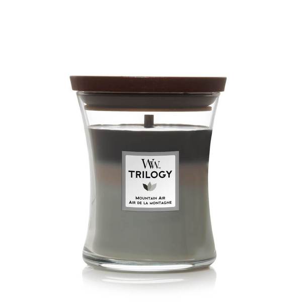 WoodWick Mountain Air Medium Trilogy Candle