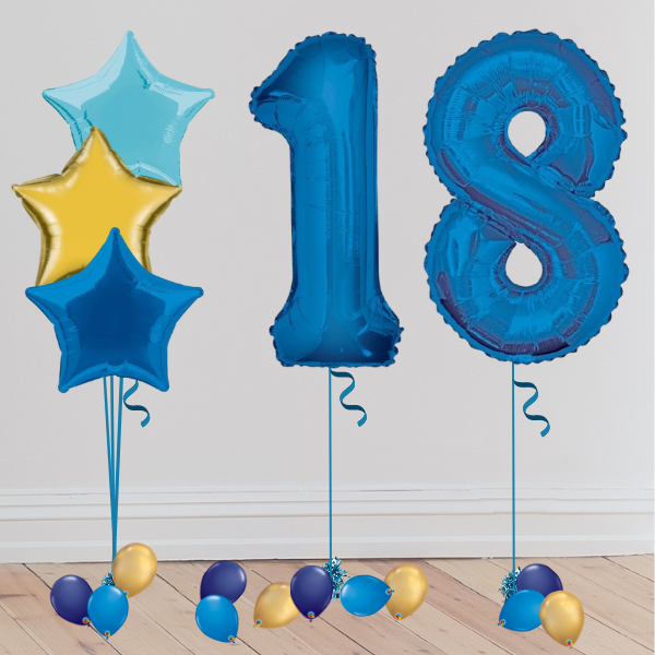 Giant Number Balloon Party Package