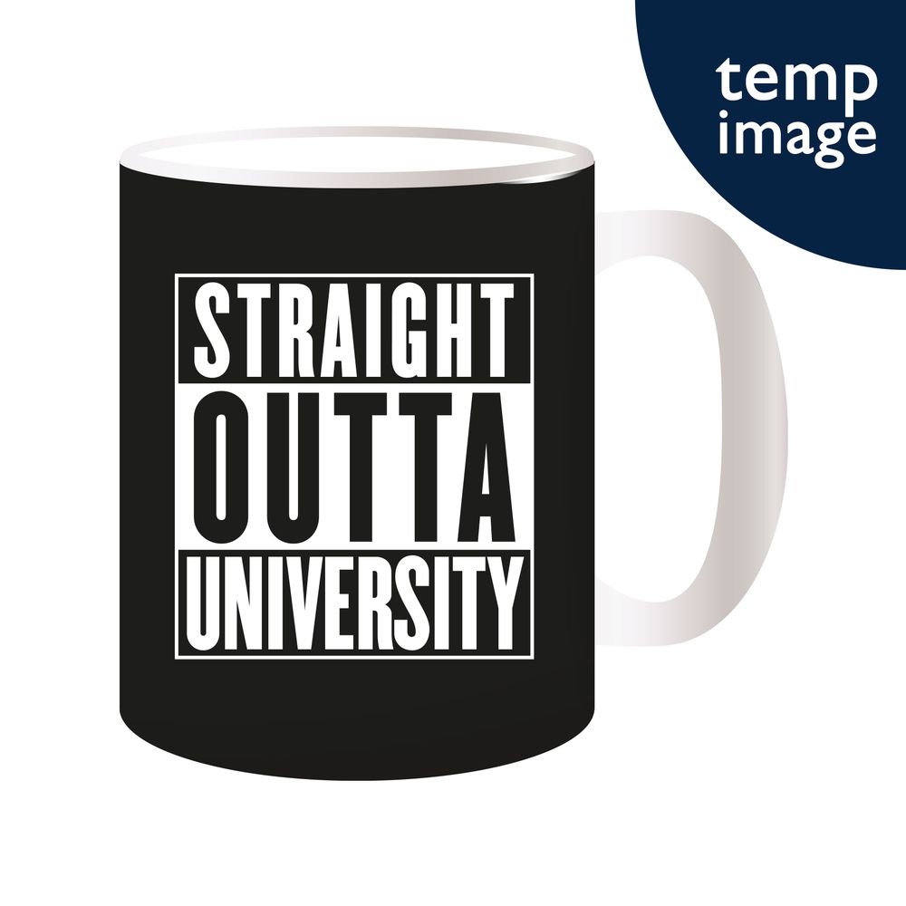 Graduation New Bone China Mug - Straight Outta University