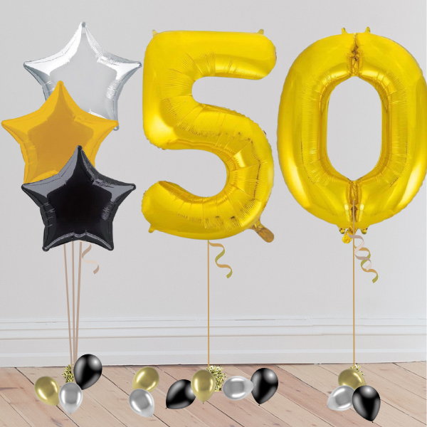 Giant Number Balloon Party Package