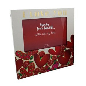 Wendy Jones-Blackett Photo Frame & Keepsake Box 'I Love You'