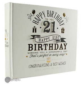 Signography Birthday Boy Photo Album 4"x6" - 21st