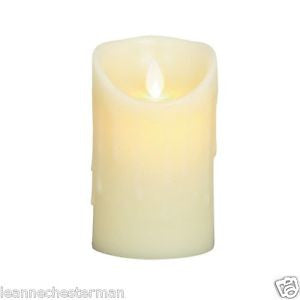 Dancing-flame Melted Edge Candle 18cm