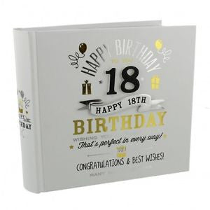 Signography Birthday Boy Photo Album 4x6 - 18th