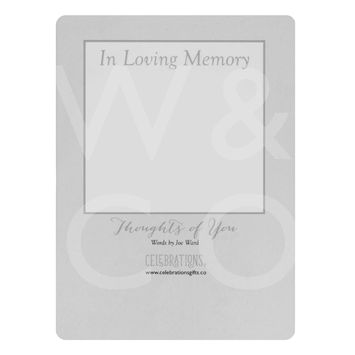 Graveside Memorial Cards - For My Husband